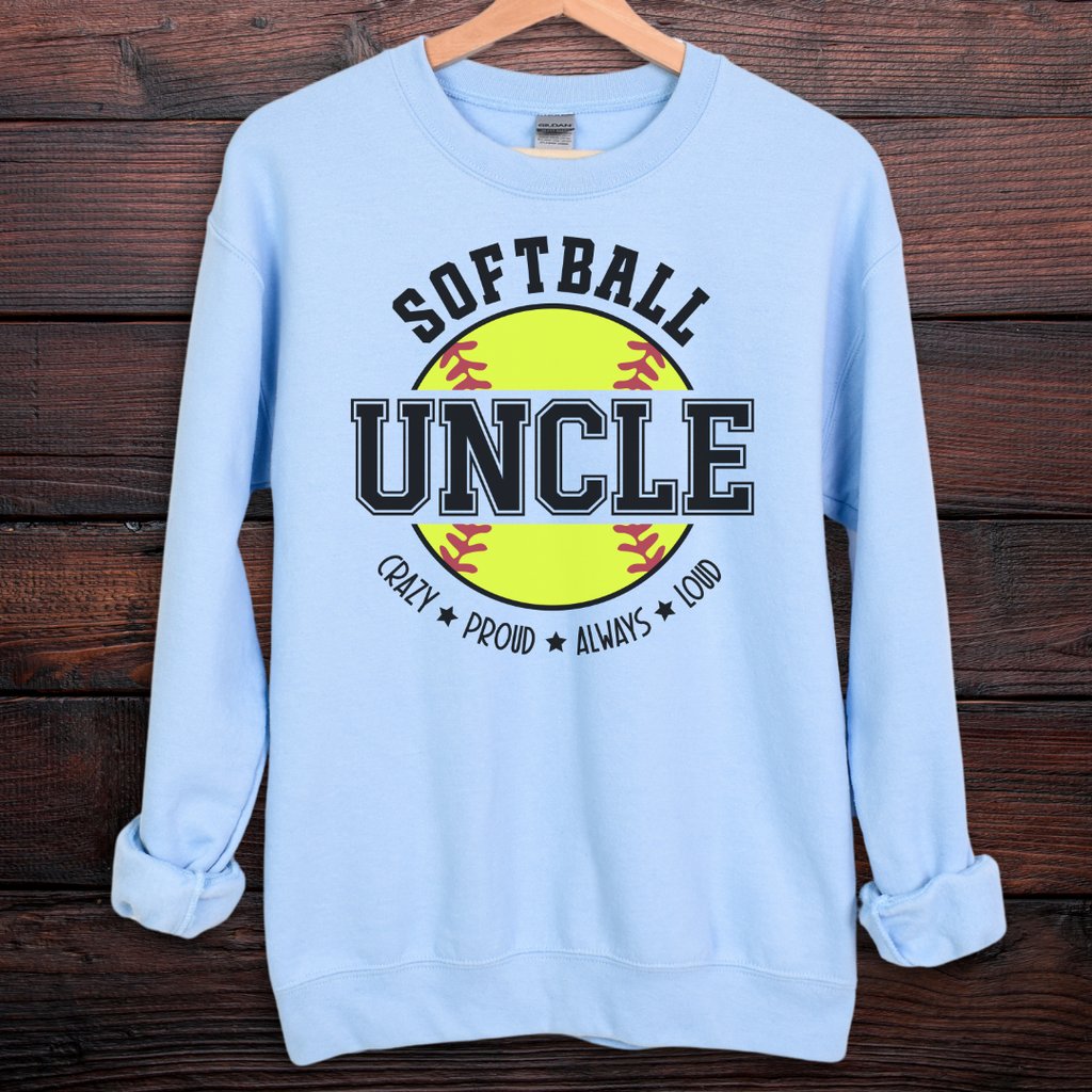 Softball Uncle Sweatshirt