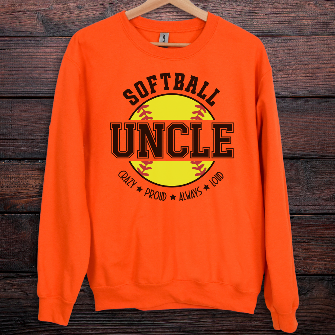 Softball Uncle Sweatshirt
