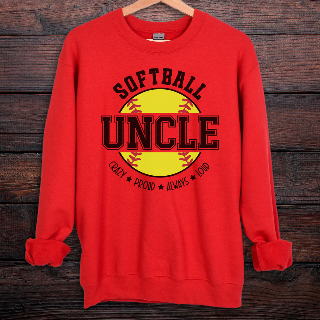 Softball Uncle Sweatshirt