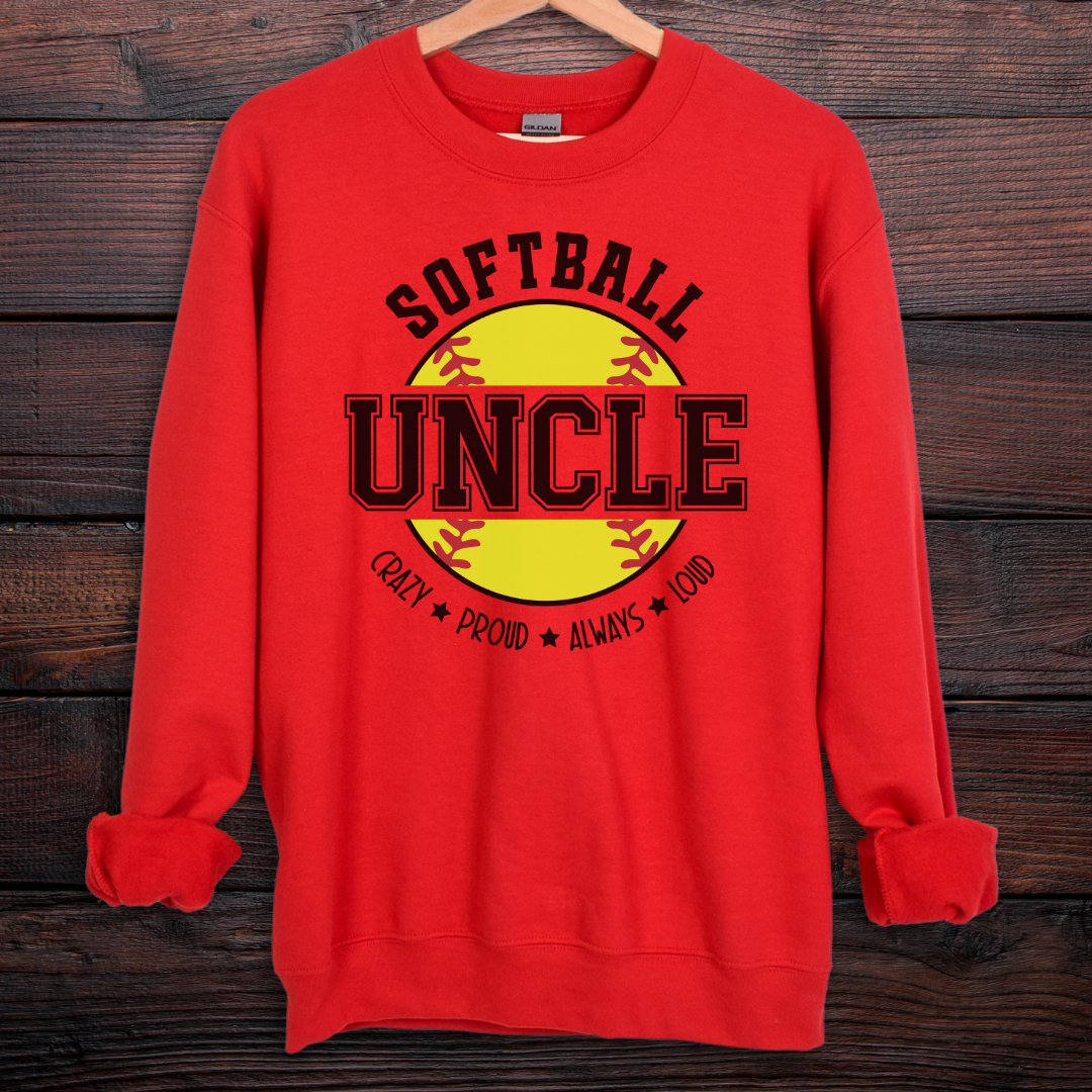 Softball Uncle Sweatshirt