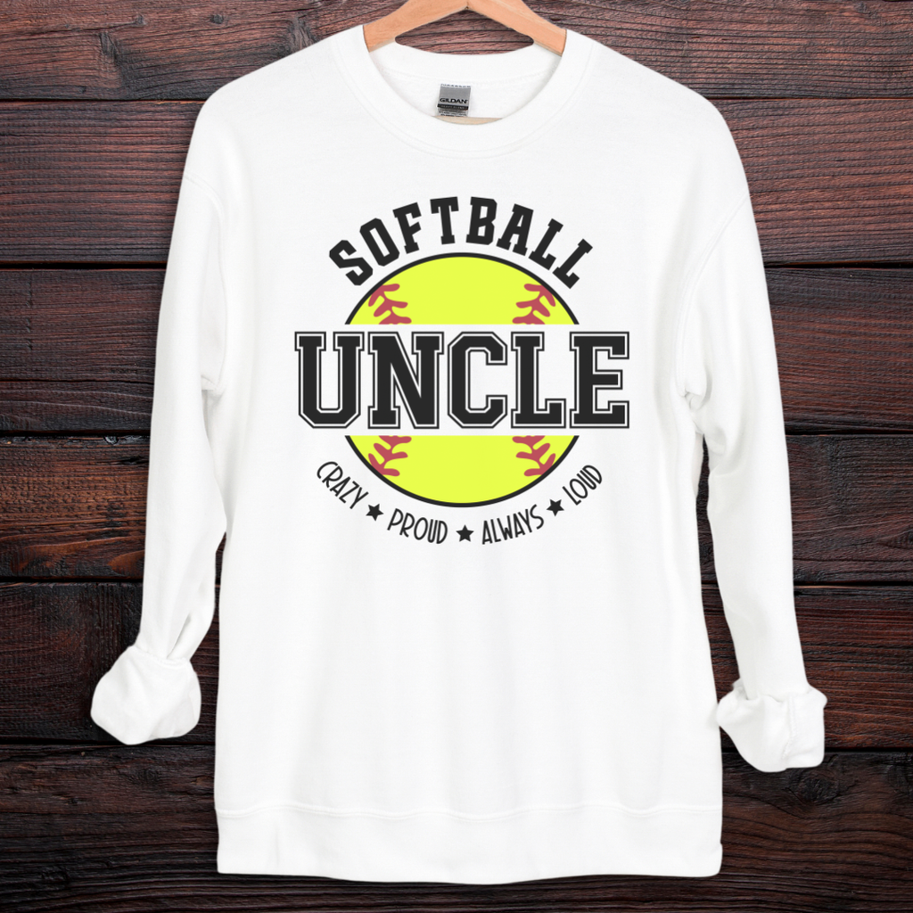 Softball Uncle Sweatshirt