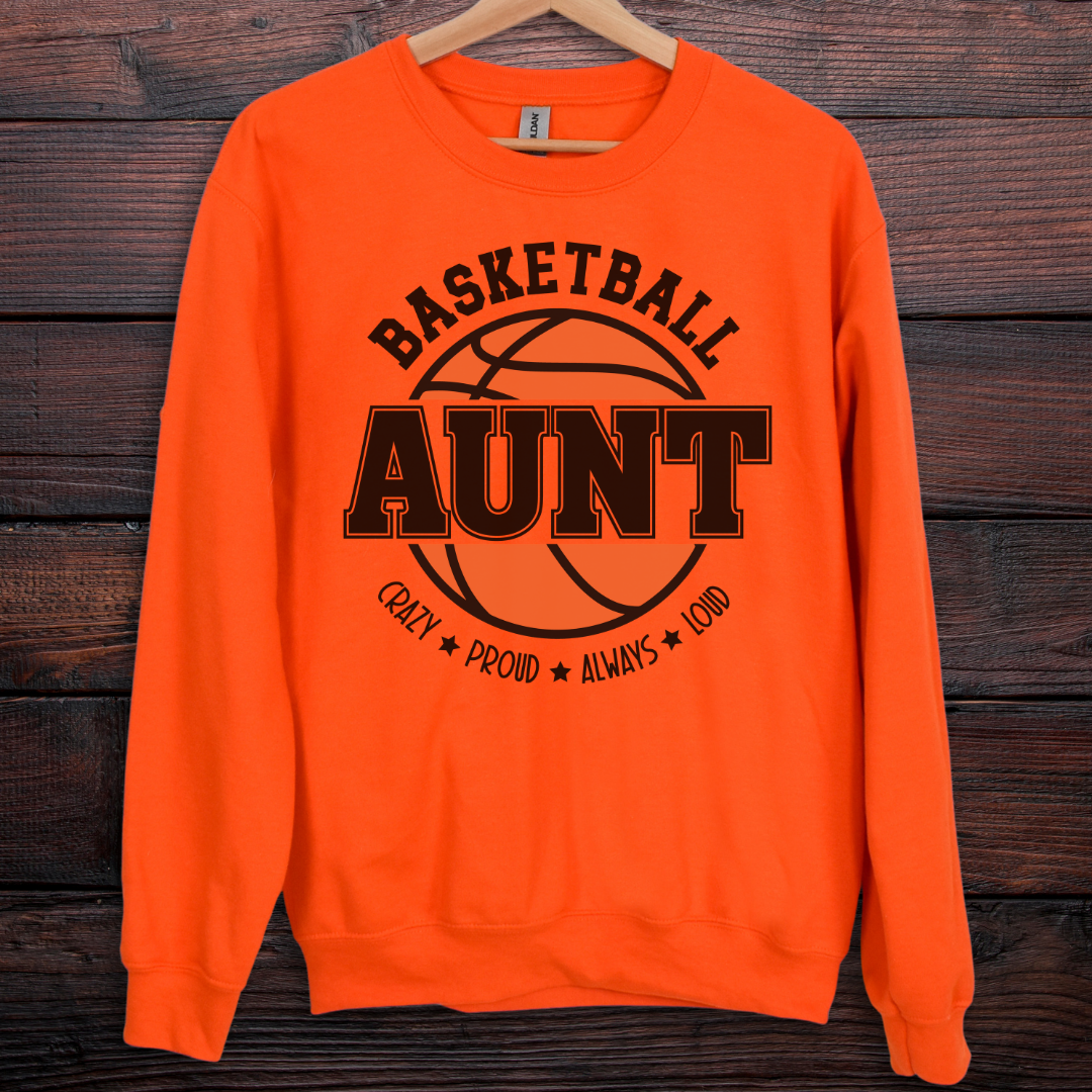 Basketball Aunt Sweatshirt