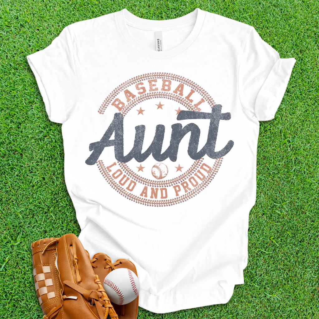Baseball Aunt T-Shirt