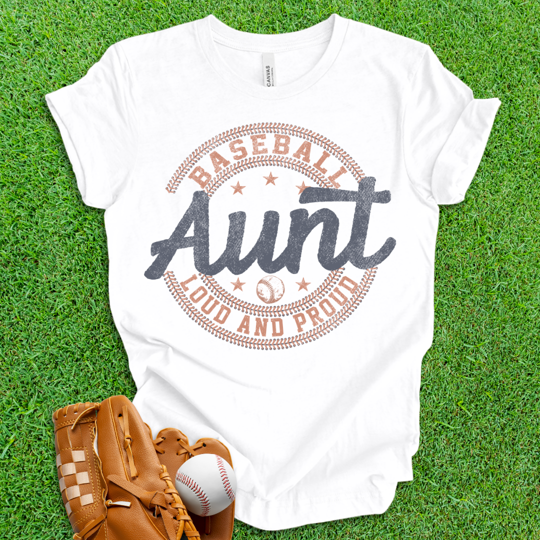 Baseball Aunt T-Shirt