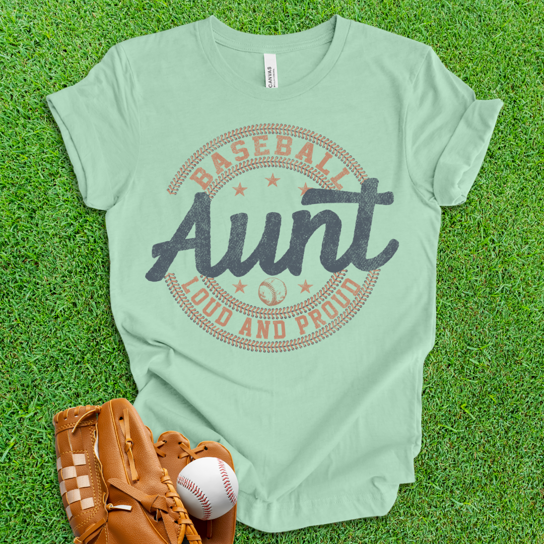Baseball Aunt T-Shirt