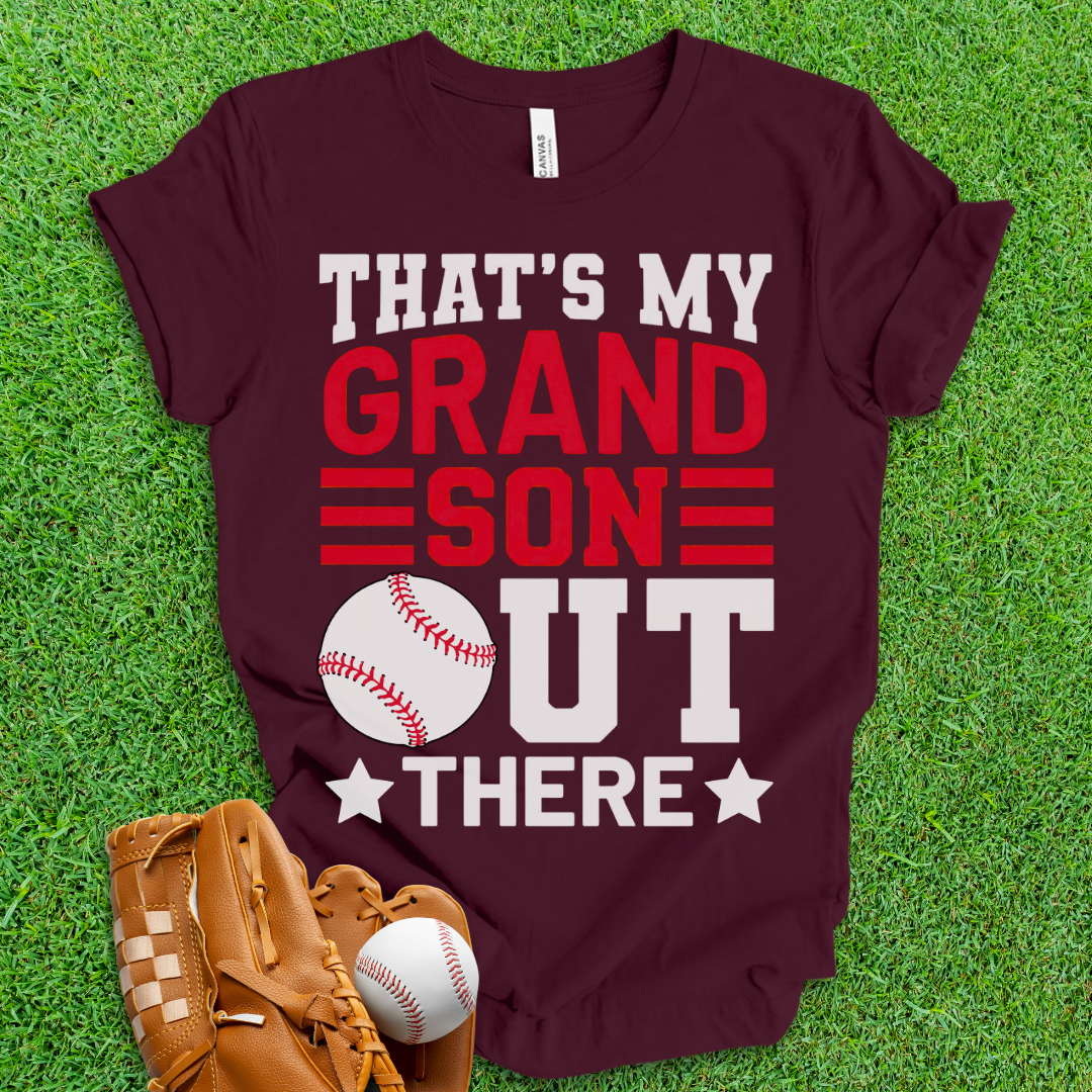 That's My Grandson Baseball T-Shirt