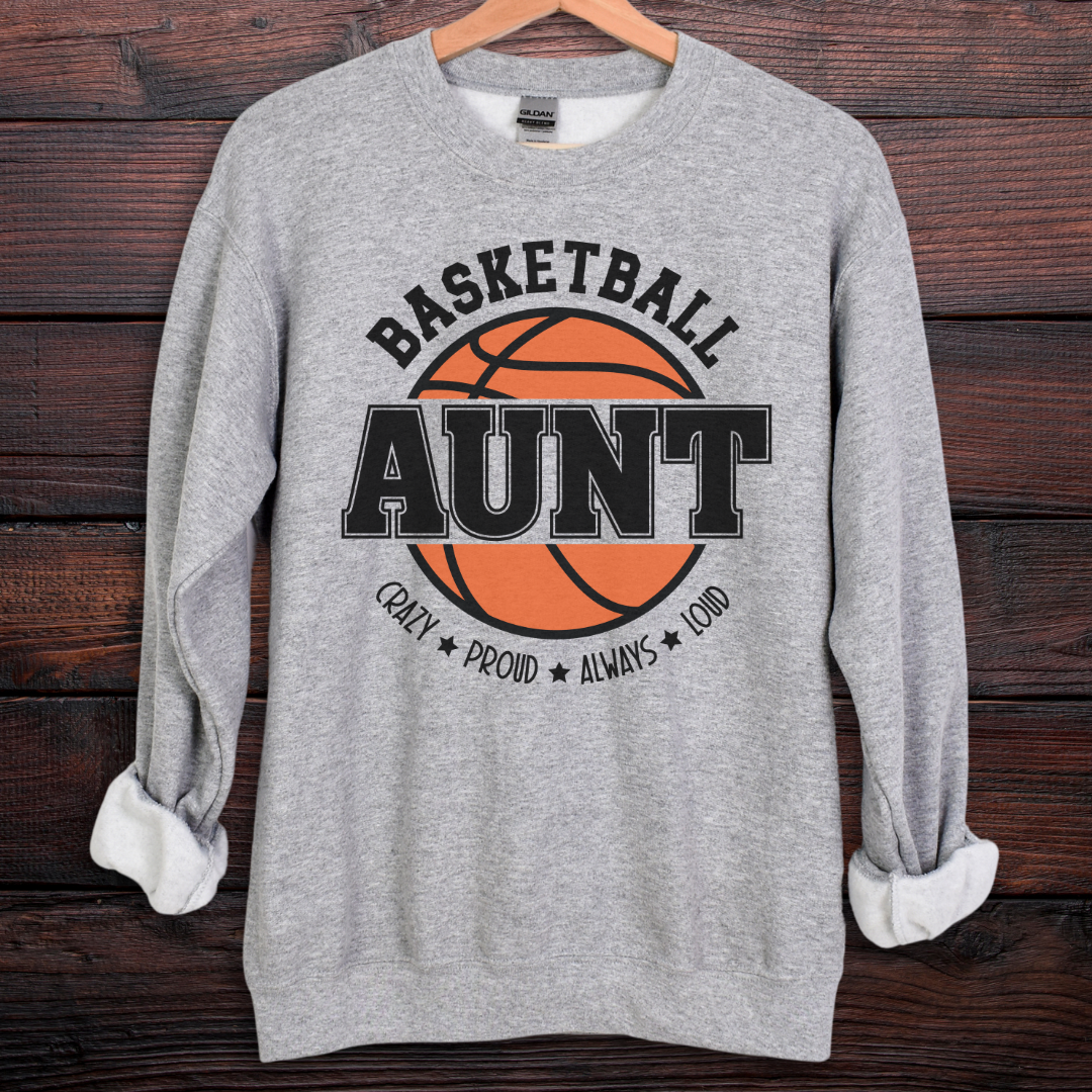 Basketball Aunt Sweatshirt