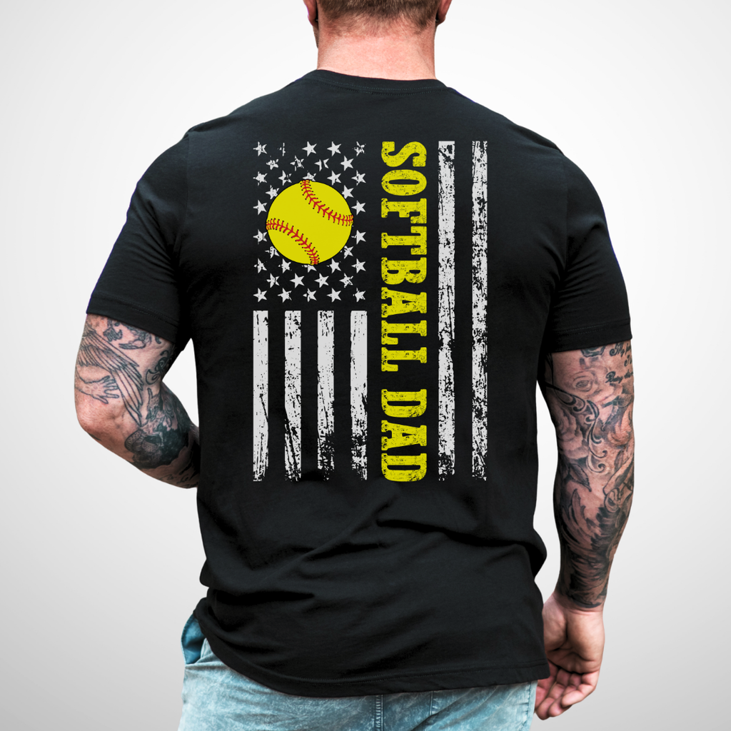 Softball Dad USA T-Shirt