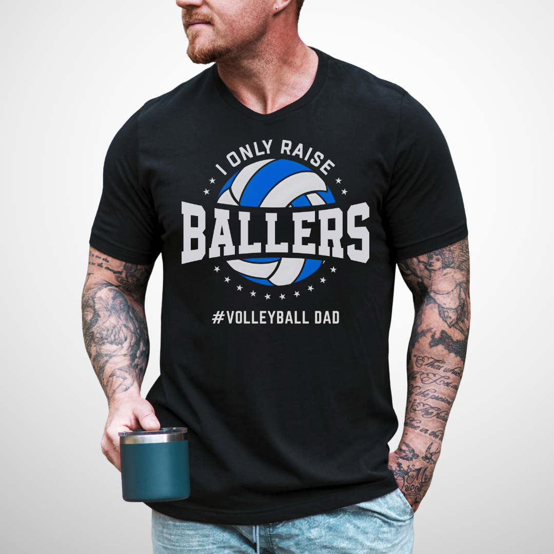 Ballers Volleyball Dad T-Shirt