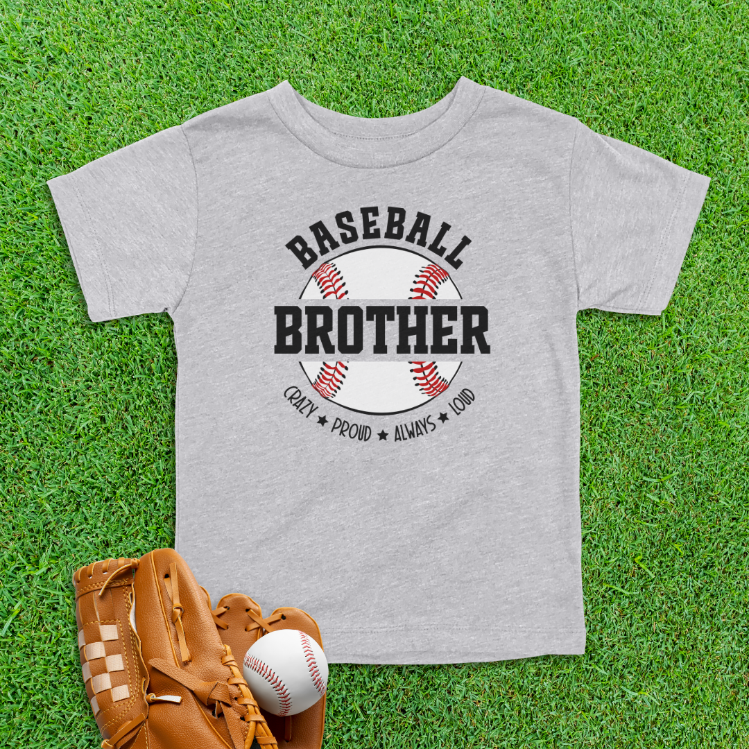 Baseball Brother Toddler Shirt