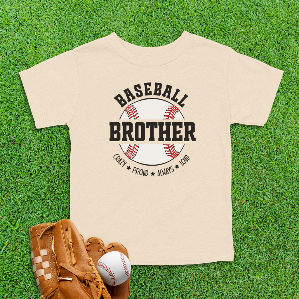 Baseball Brother Toddler Shirt