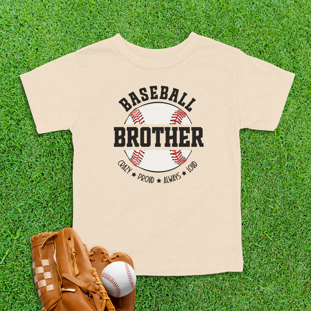 Baseball Brother Toddler Shirt