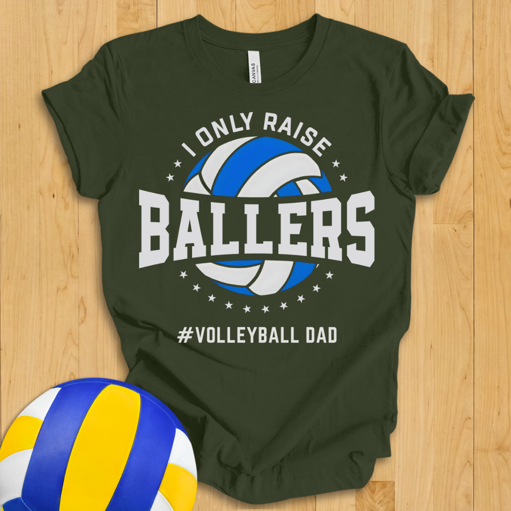 Ballers Volleyball Dad T-Shirt