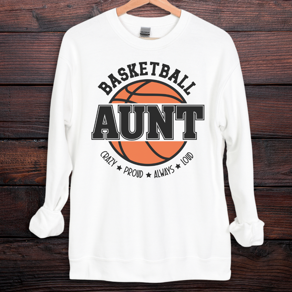 Basketball Aunt Sweatshirt