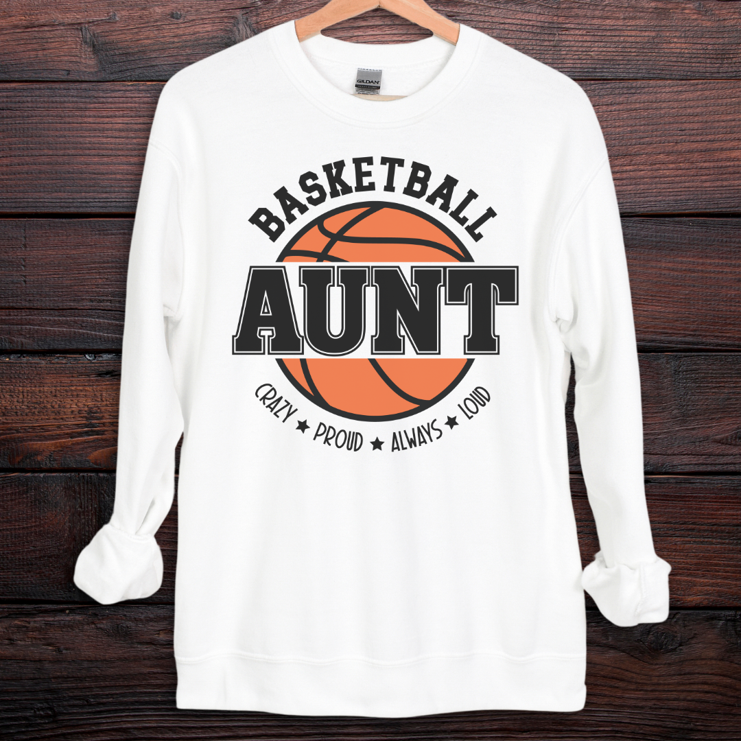 Basketball Aunt Sweatshirt