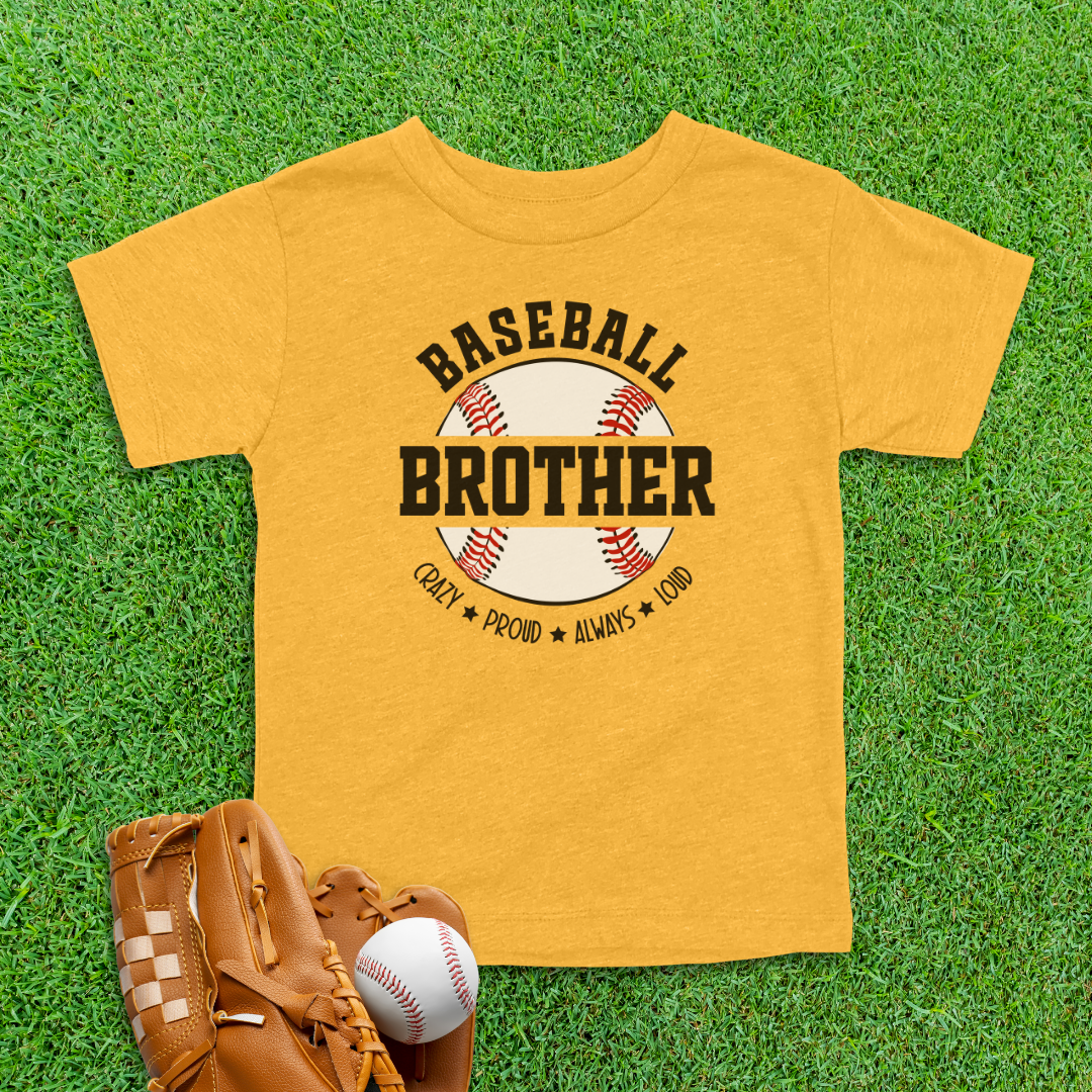 Baseball Brother Toddler Shirt