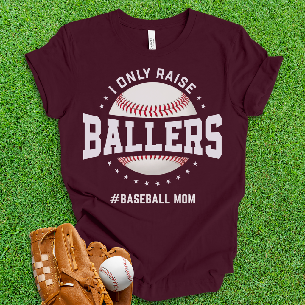 Ballers Baseball Mom T-Shirt