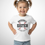 Baseball Sister Toddler Shirt
