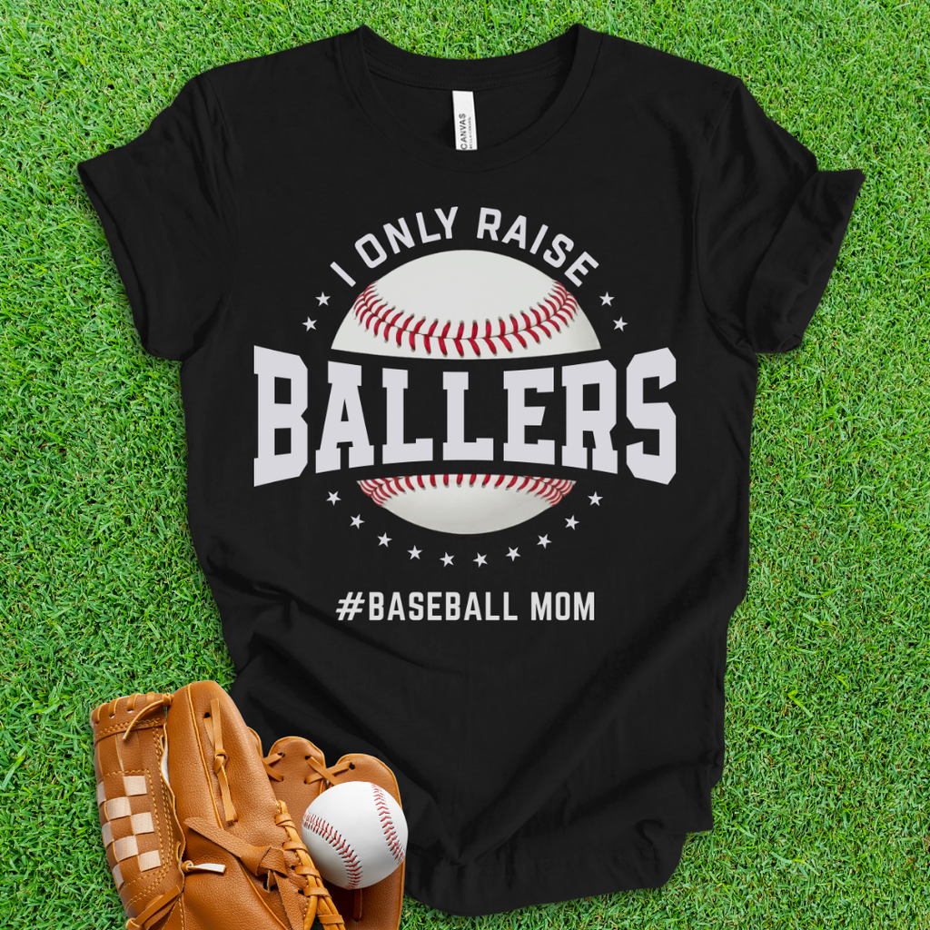 Ballers Baseball Mom T-Shirt