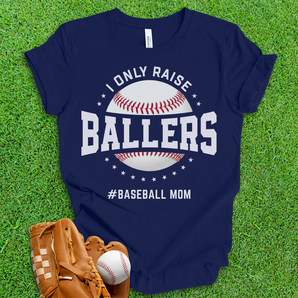 Ballers Baseball Mom T-Shirt
