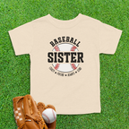 Baseball Sister Toddler Shirt