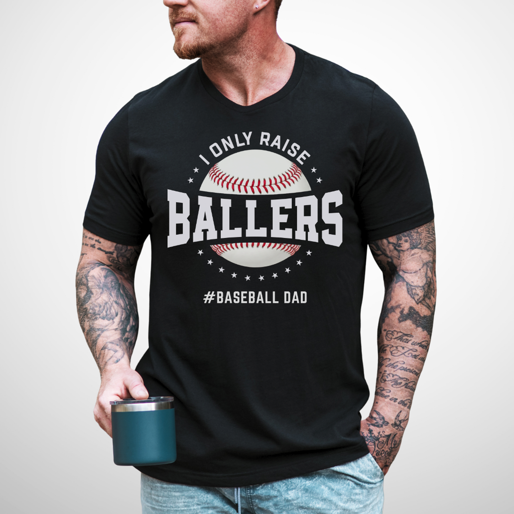 Ballers Baseball Dad T-Shirt
