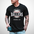 Ballers Baseball Dad T-Shirt