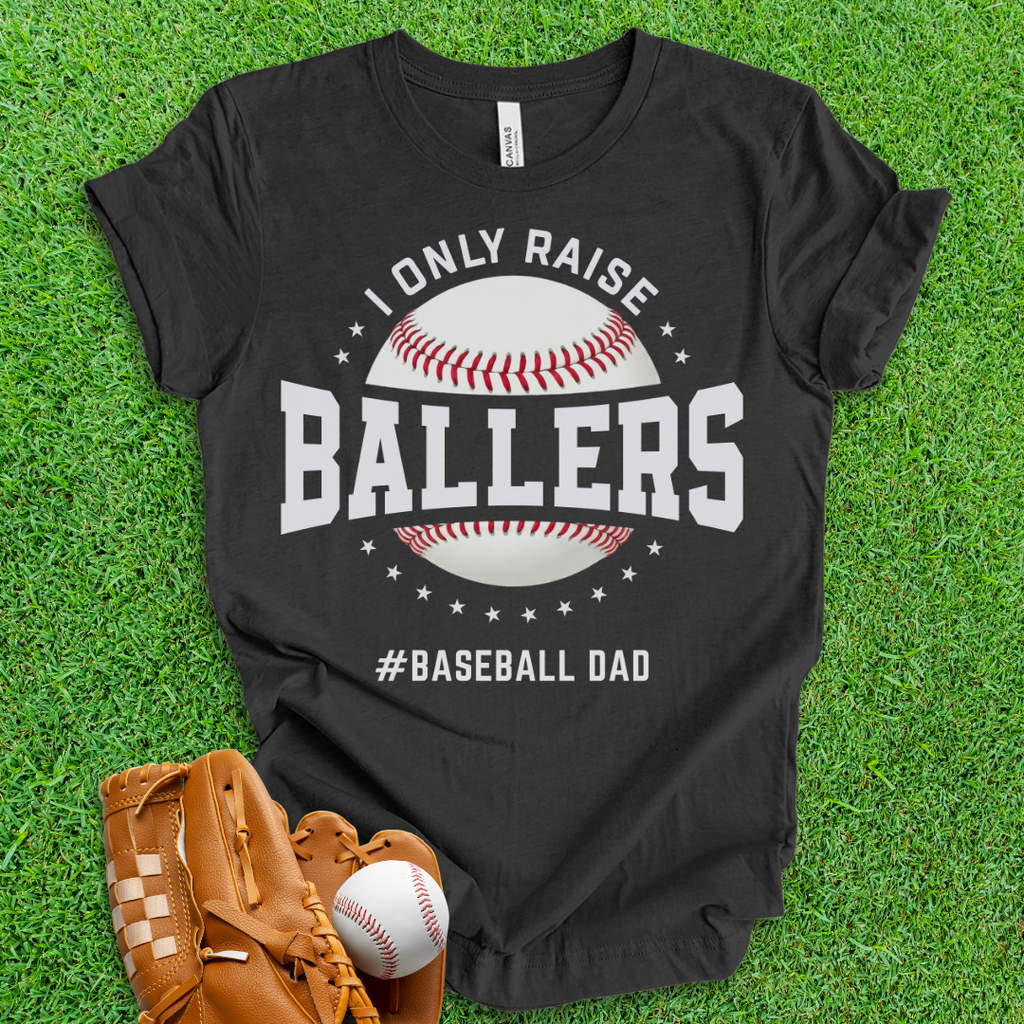 Ballers Baseball Dad T-Shirt