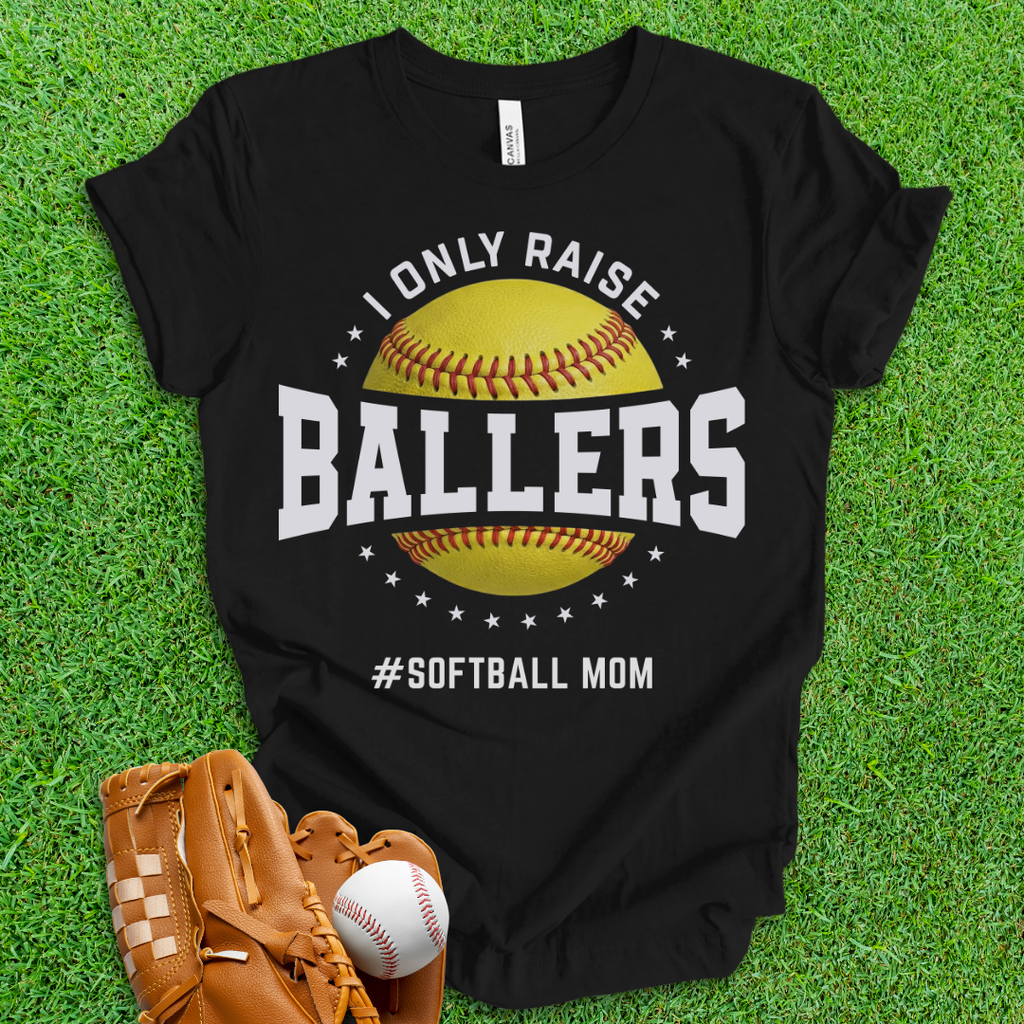Ballers Softball Mom T-Shirt