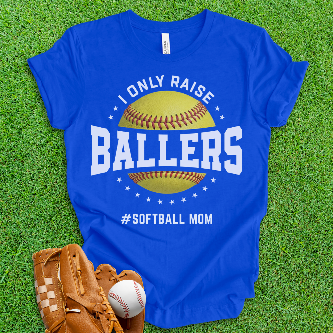 Ballers Softball Mom T-Shirt