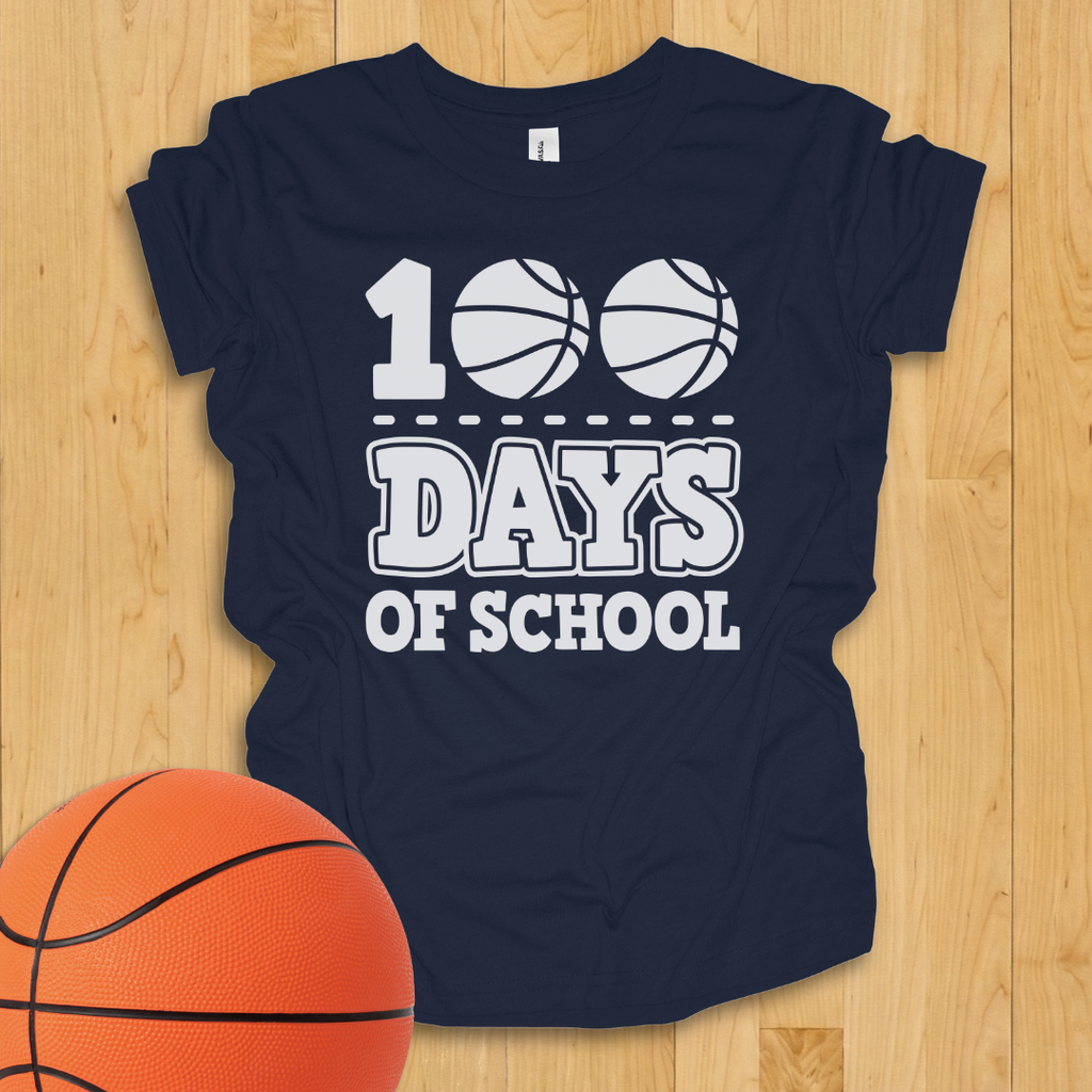 Basketball 100 Days Youth Shirt