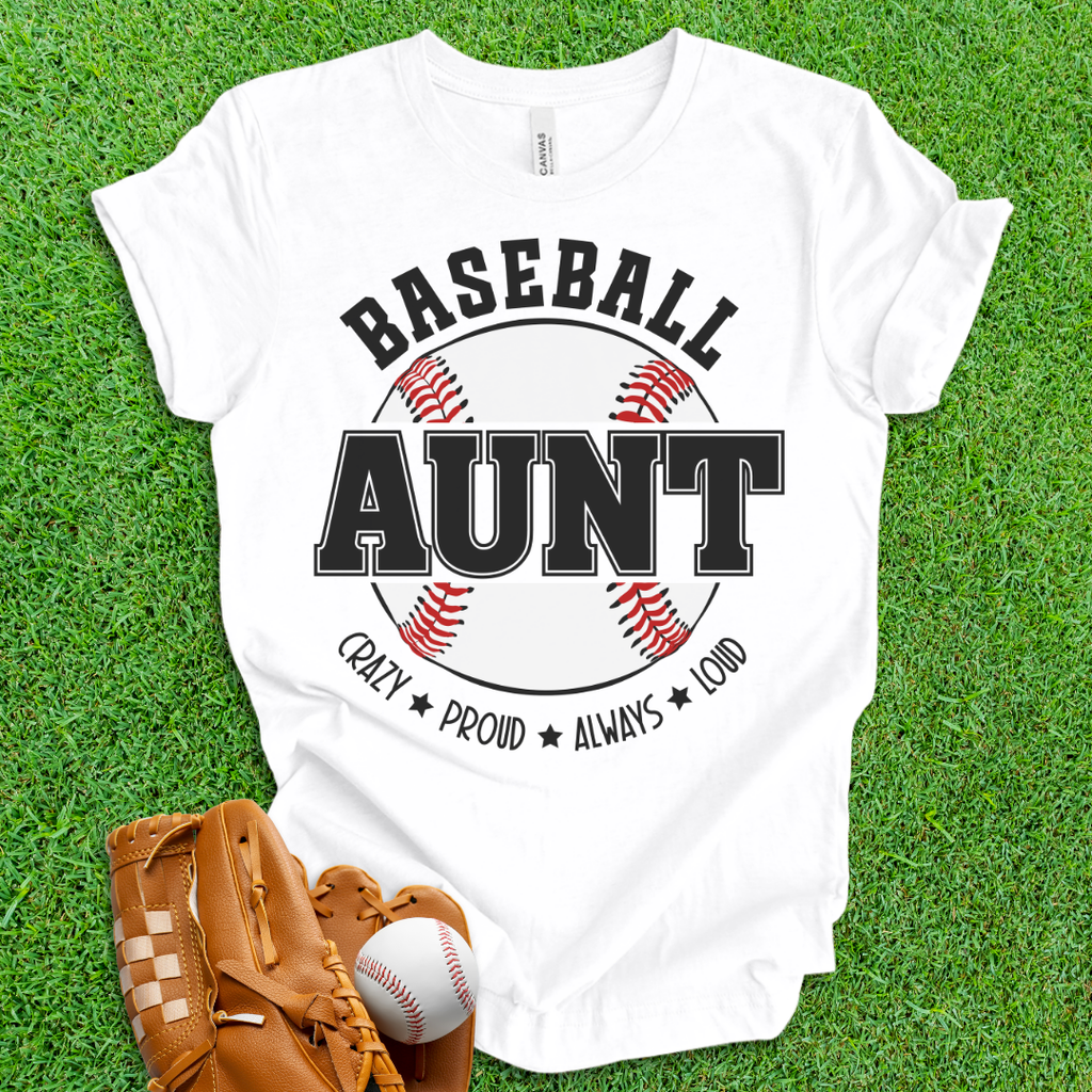 Baseball Aunt T-Shirt