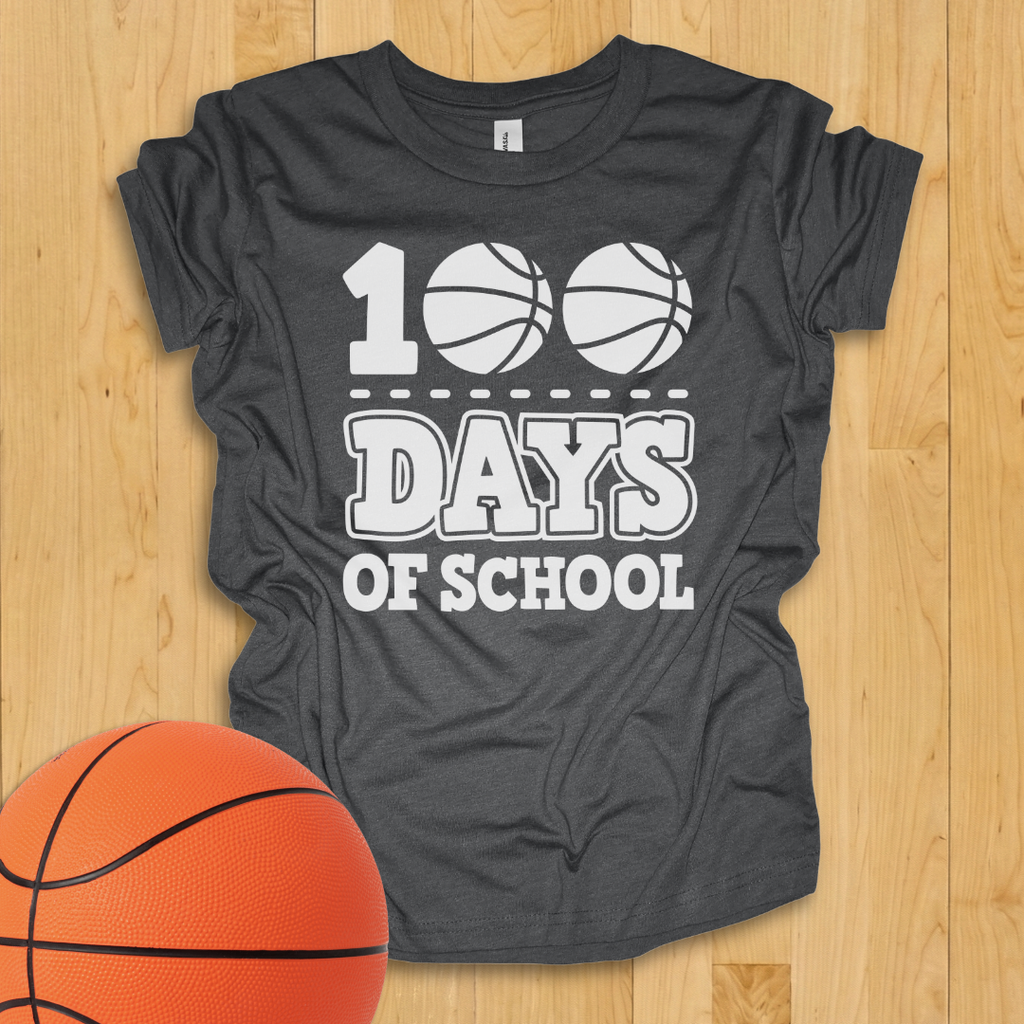 Basketball 100 Days Youth Shirt