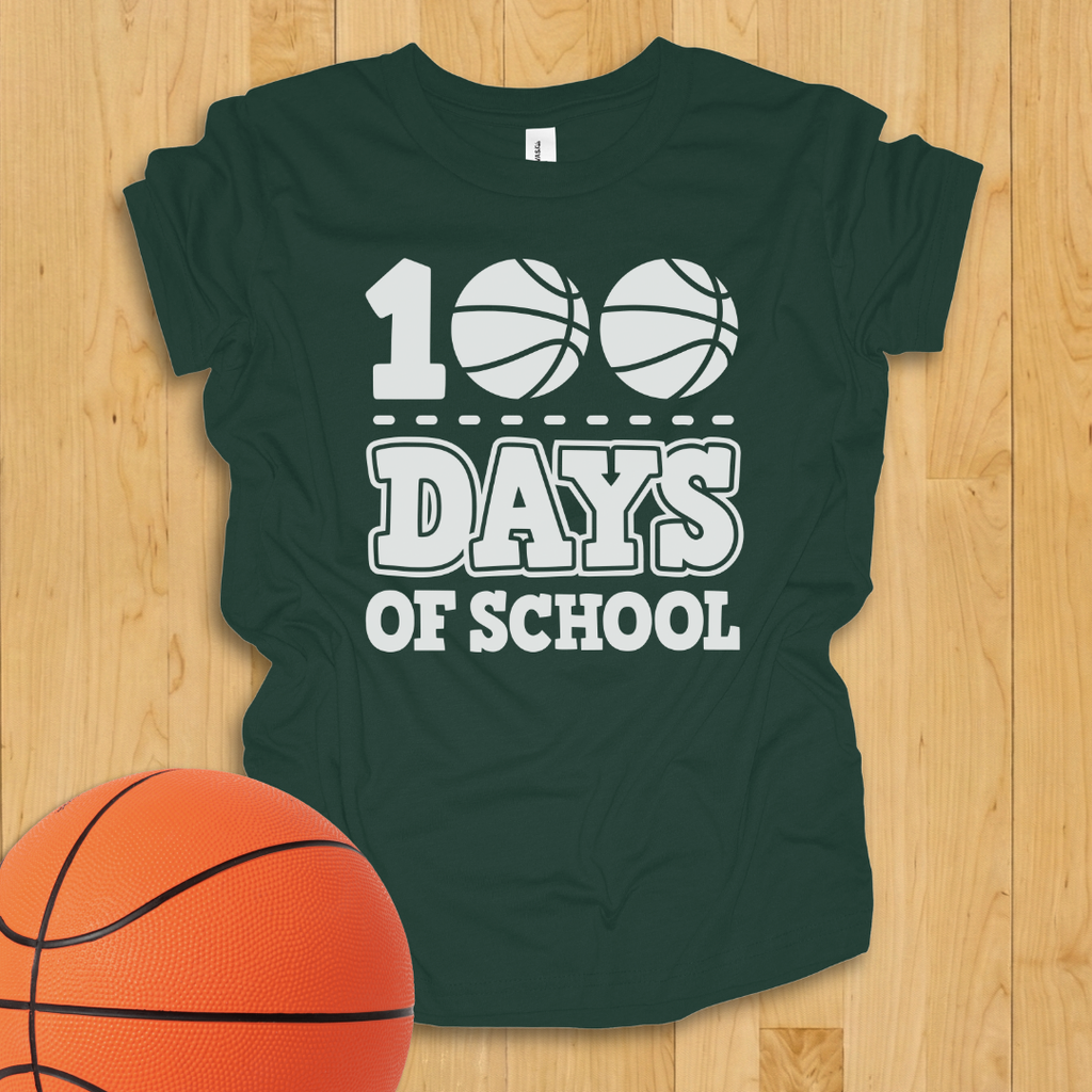 Basketball 100 Days Youth Shirt