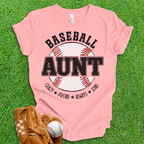 Baseball Aunt T-Shirt
