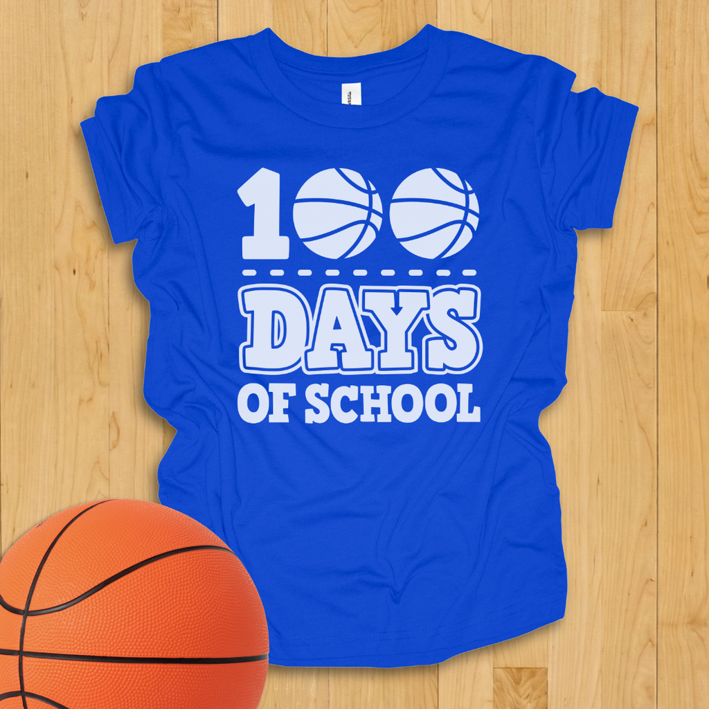 Basketball 100 Days Youth Shirt