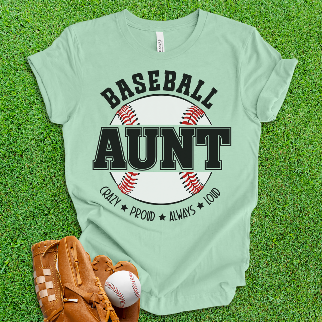 Baseball Aunt T-Shirt