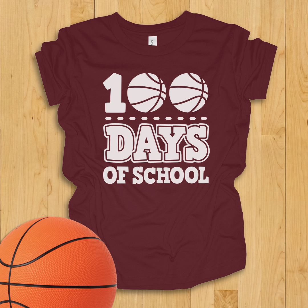 Basketball 100 Days Youth Shirt