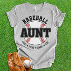 Baseball Aunt T-Shirt