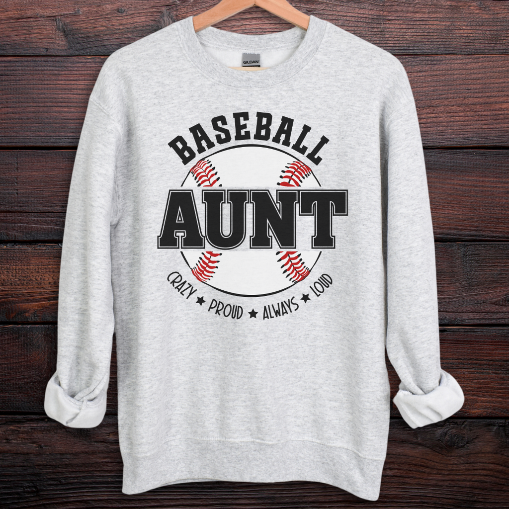 Baseball Aunt Sweatshirt
