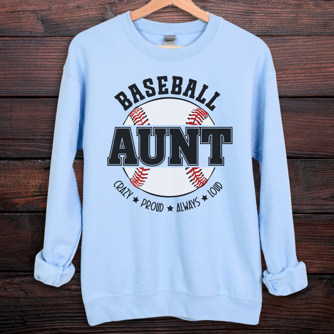 Baseball Aunt Sweatshirt