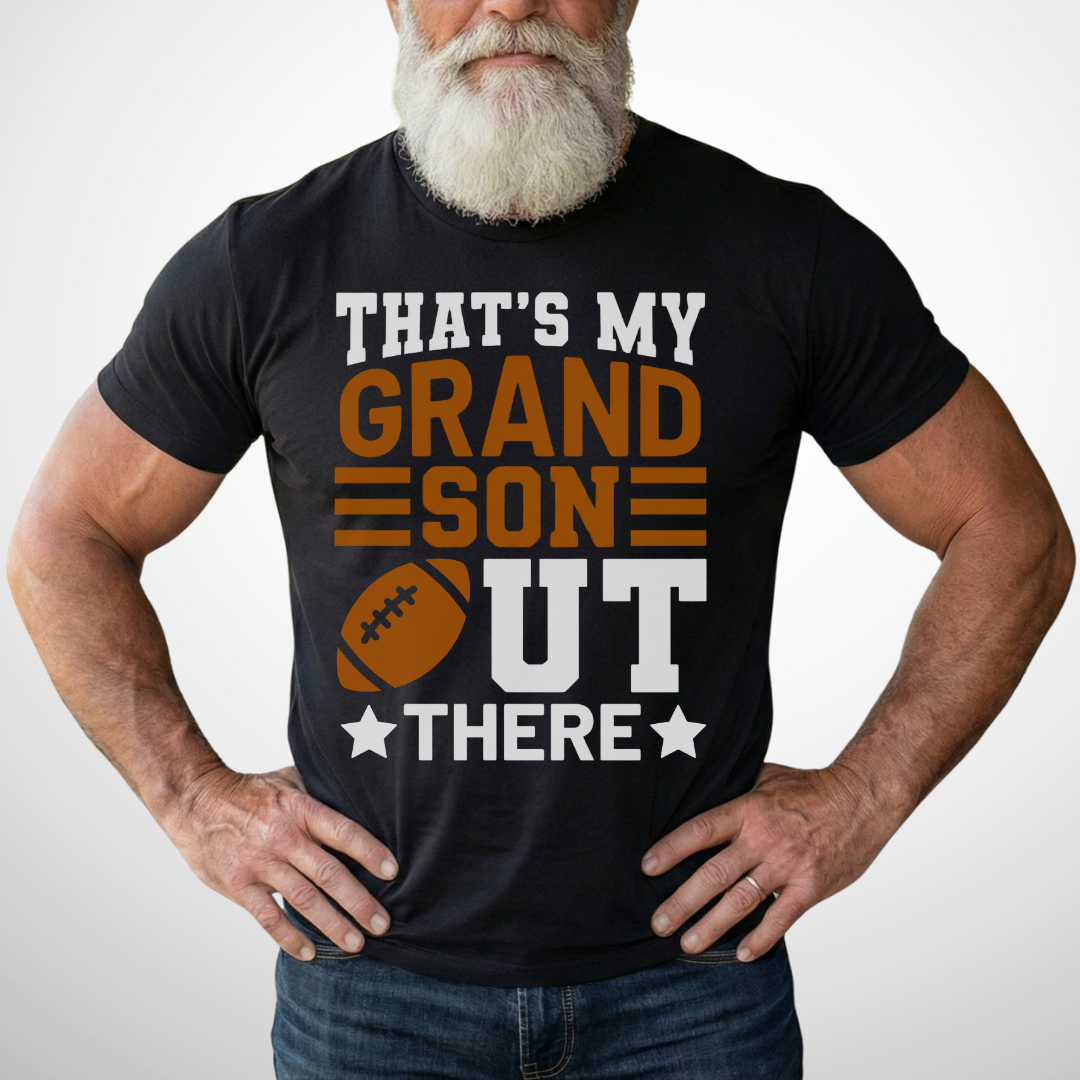That's My Grandson Football T-Shirt