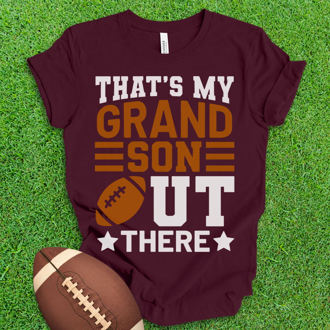 That's My Grandson Football T-Shirt