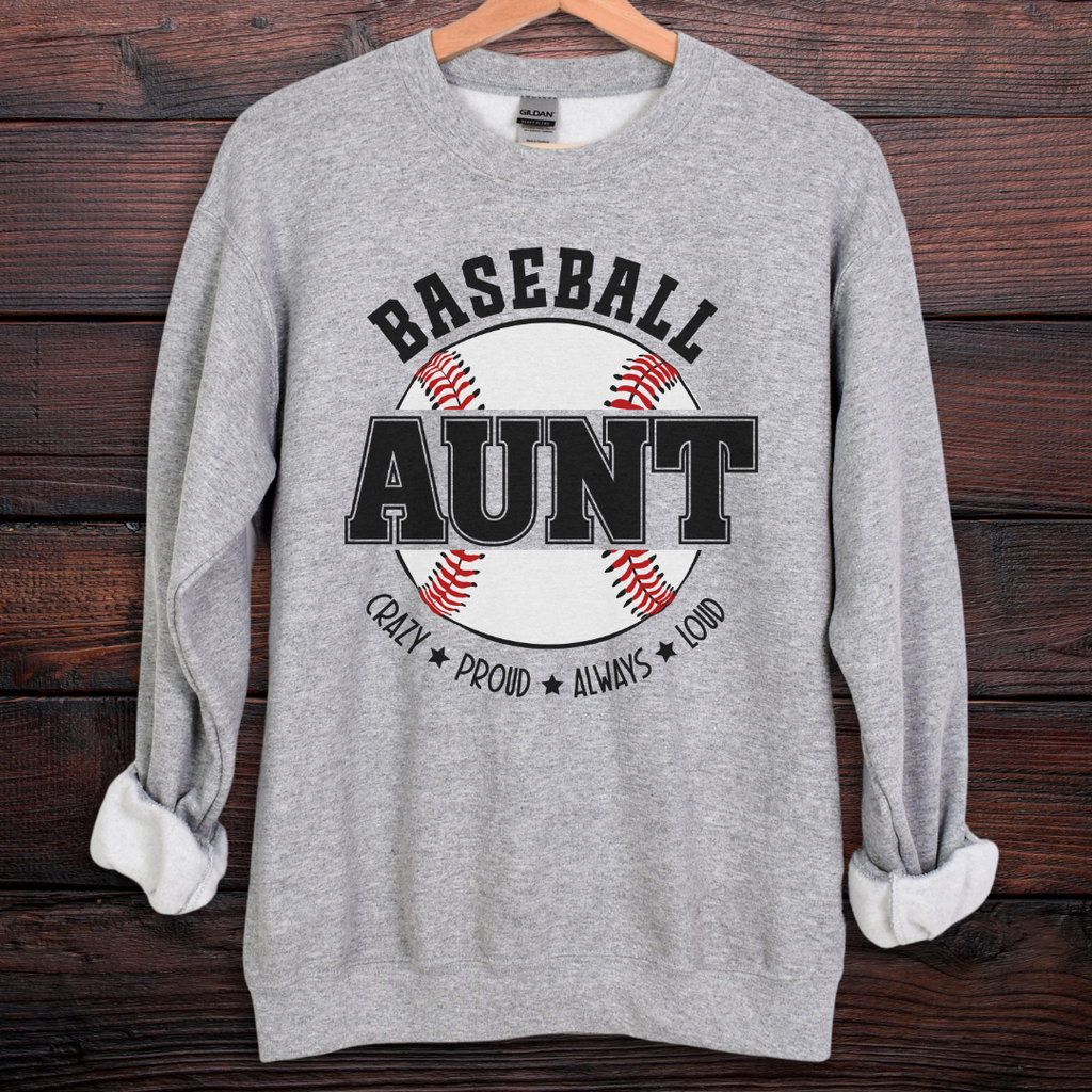 Baseball Aunt Sweatshirt