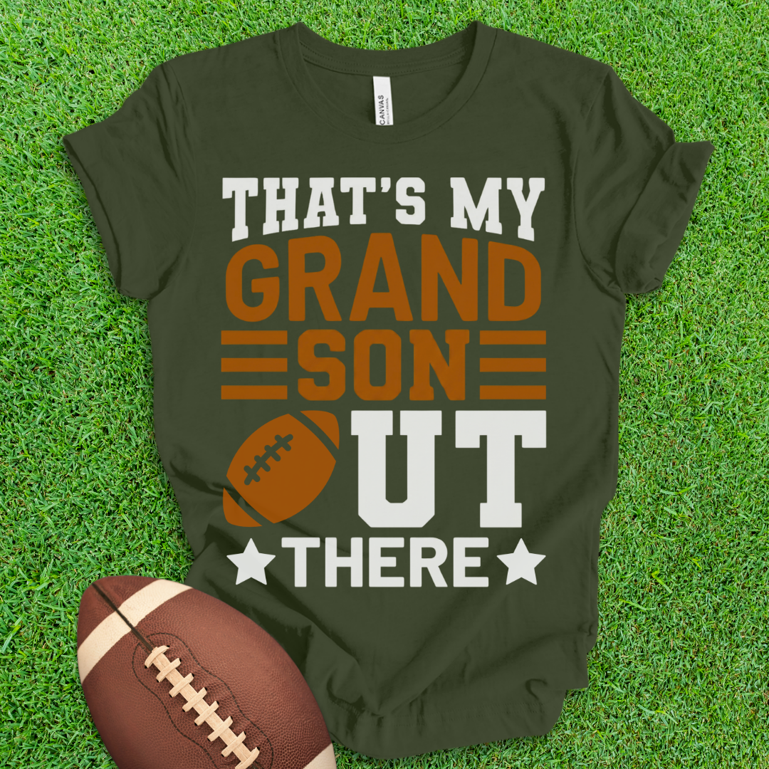 That's My Grandson Football T-Shirt
