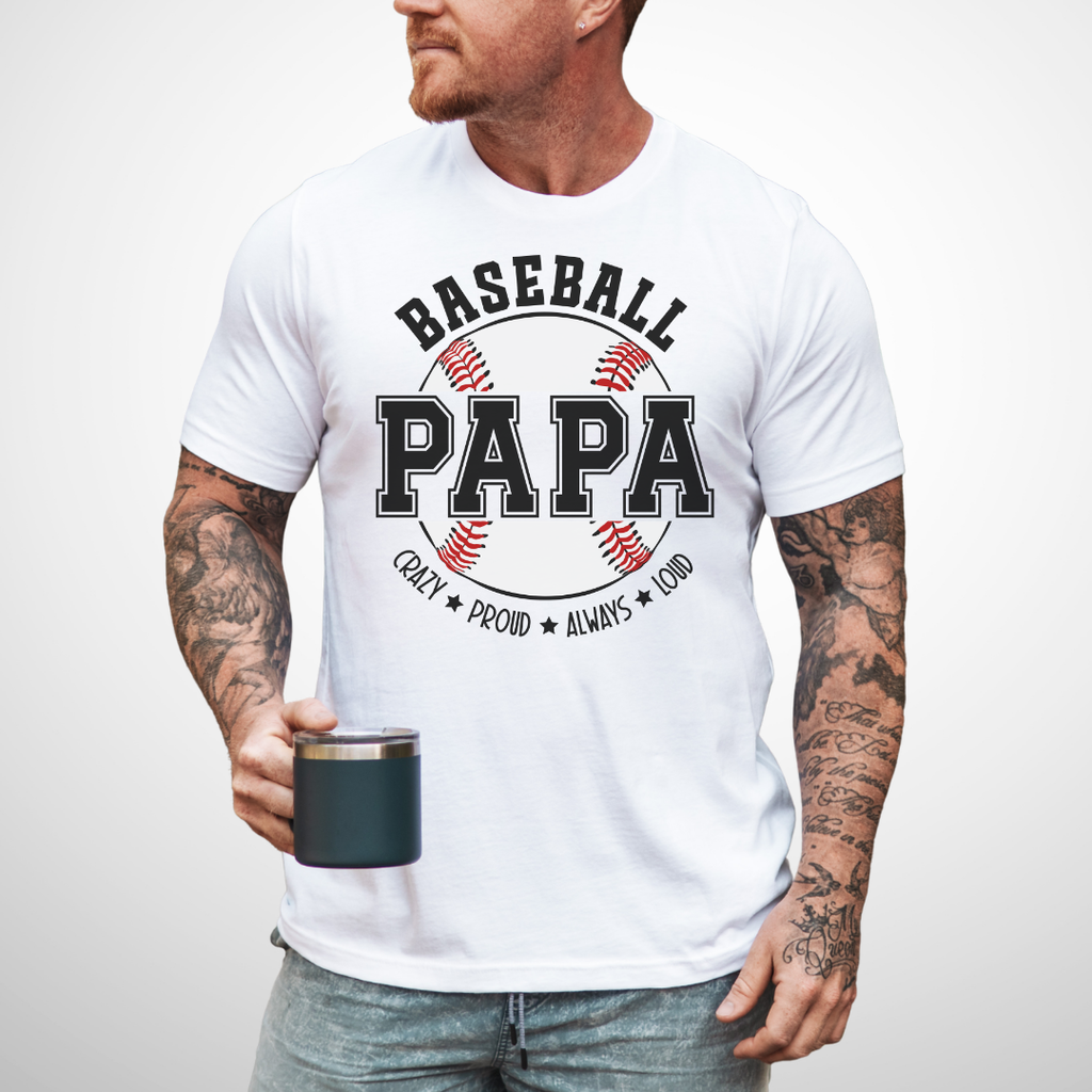 Baseball Papa T-Shirt