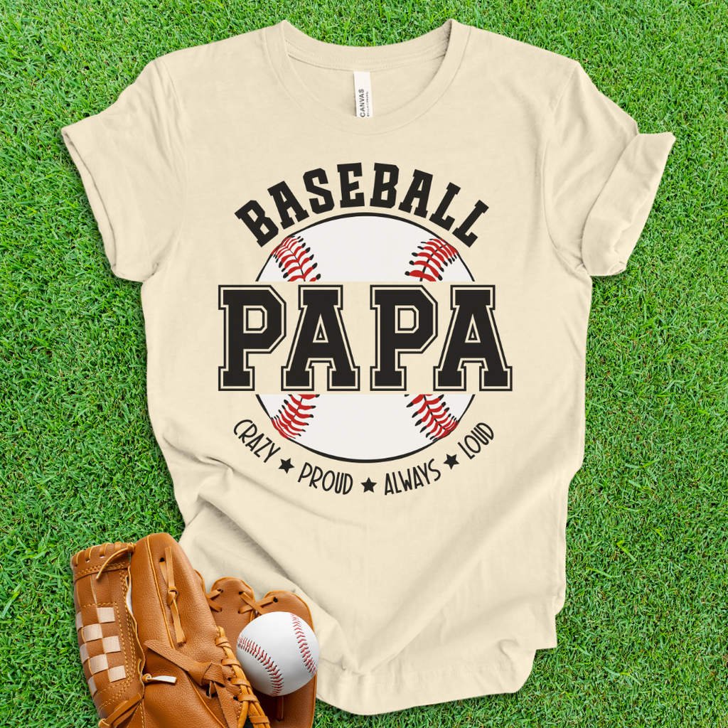 Baseball Papa T-Shirt