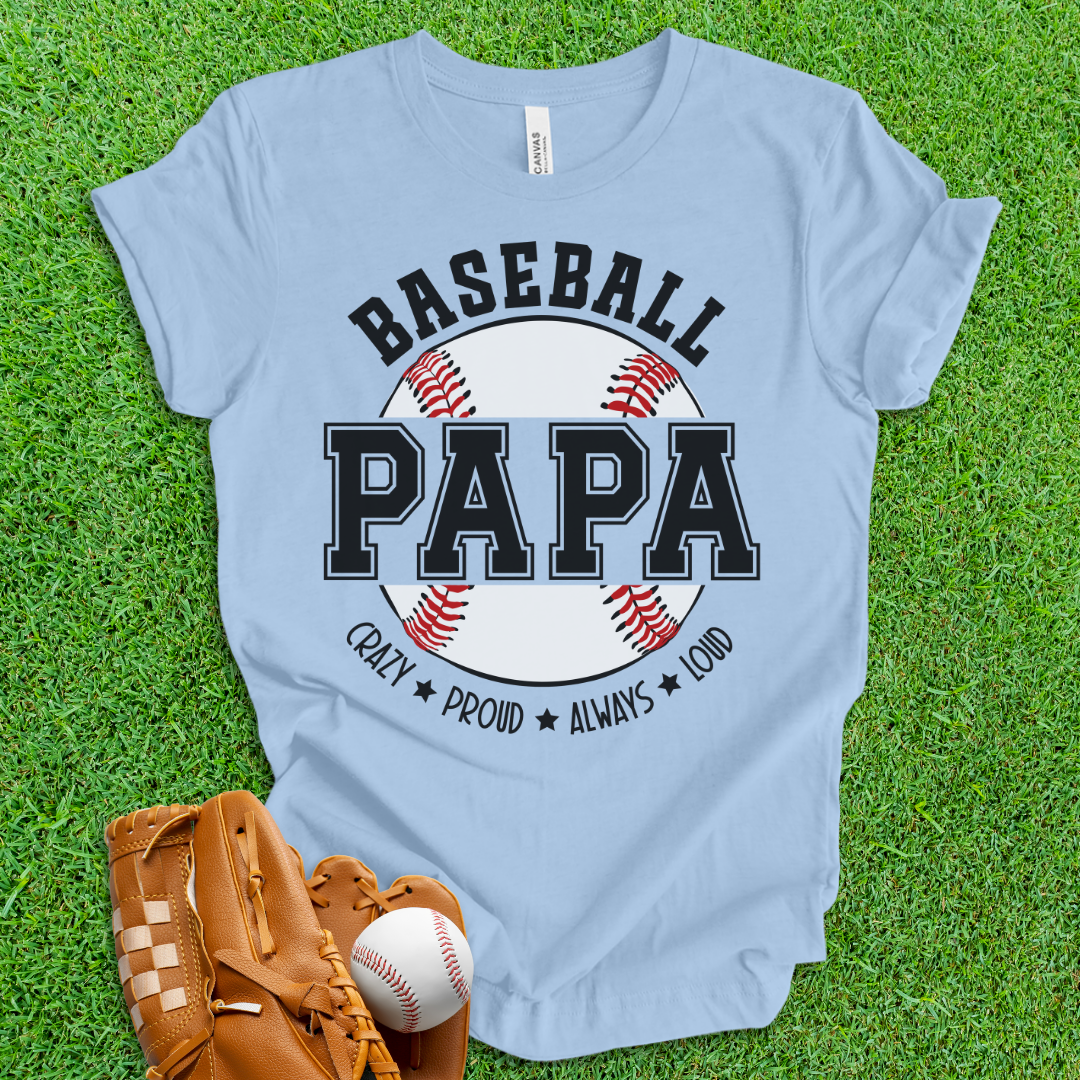 Baseball Papa T-Shirt
