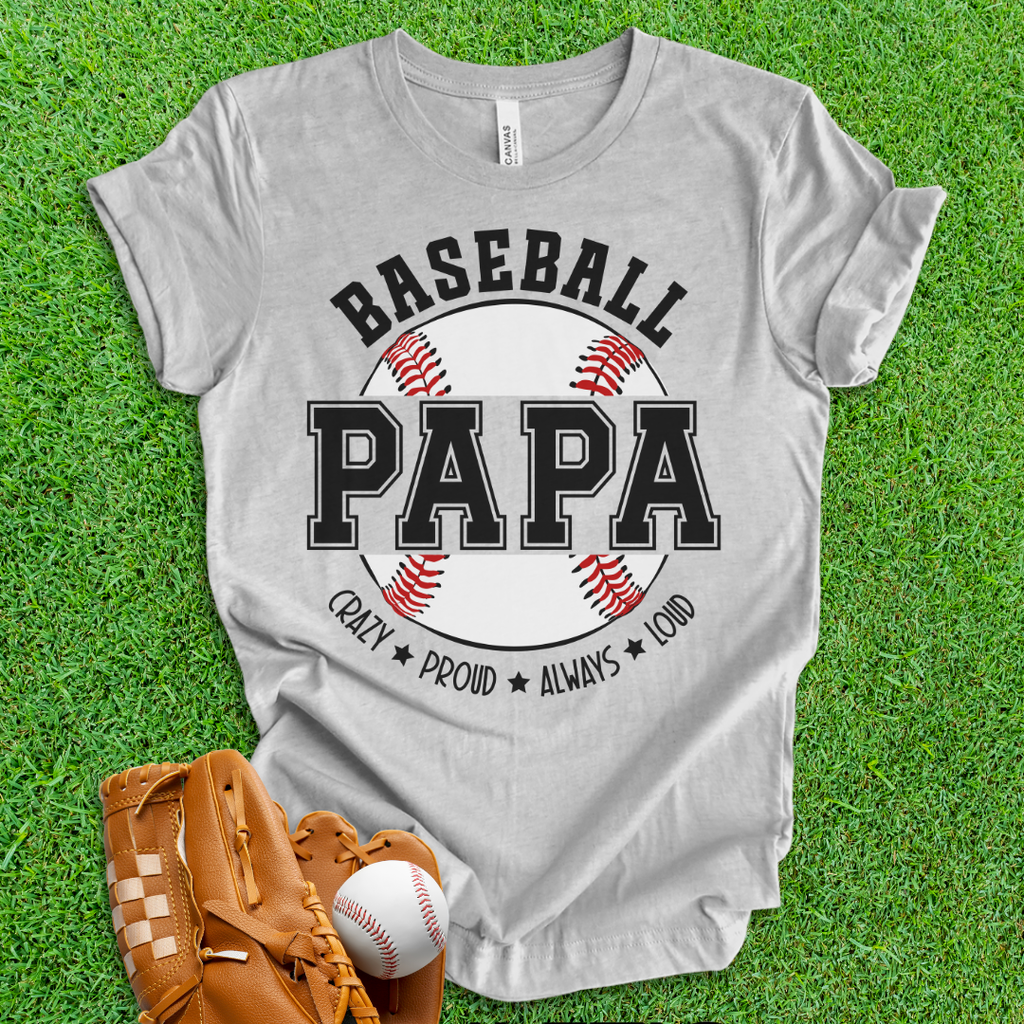Baseball Papa T-Shirt