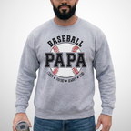 Baseball Papa Sweatshirt